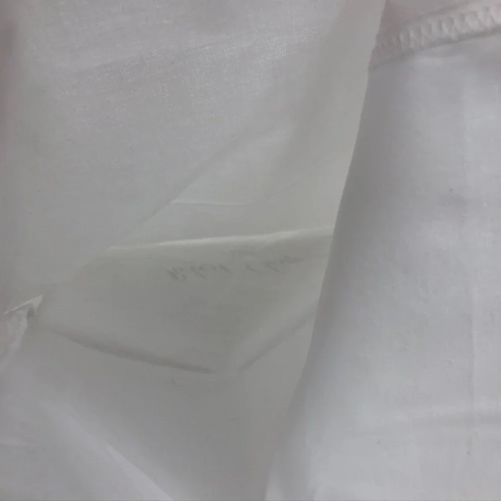 Robert Clergerie Paris 2 White Cotton Dust‎ Cover Bag 21.5x12